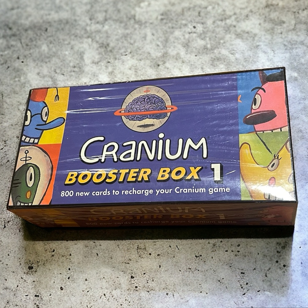 CRANIUM Booster Box 1 FACTORY SEALED Hasbro 4 New Deck Expansion Pack BNIB